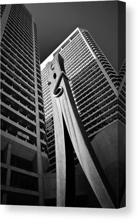 Architectural Canvas Print featuring the photograph Making Love by Louis Dallara