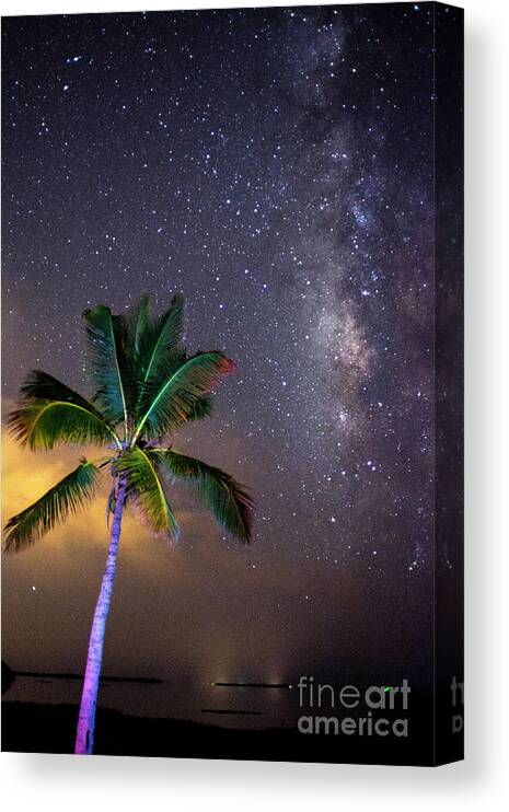 Milky Way Canvas Print featuring the photograph Morning Milky Way by Quinn Sedam