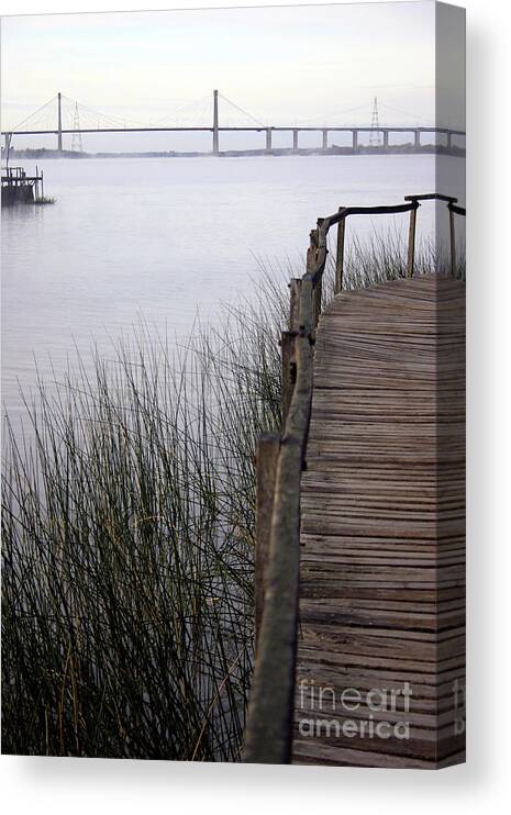 Pier Canvas Print featuring the photograph Morning Pier 2 by Balanced Art