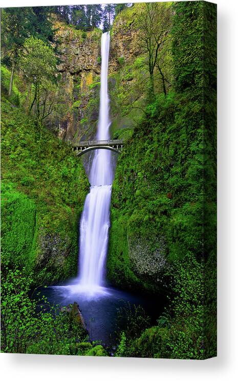 Multnomah Dream Canvas Print featuring the photograph Multnomah Dream by Chad Dutson