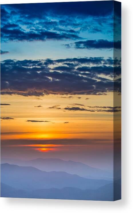 Mountain Canvas Print featuring the photograph Brink by Jim Neal