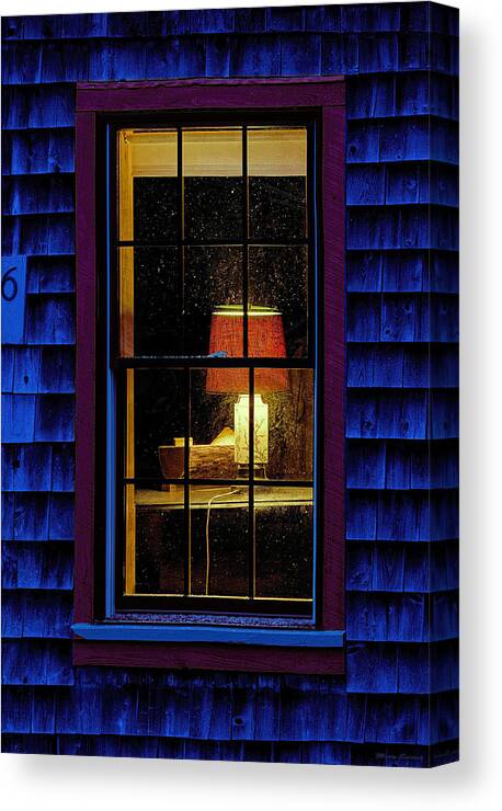 Light On Canvas Print featuring the photograph Night Light by Marty Saccone