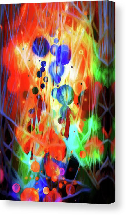 Abstract Canvas Print featuring the photograph Nova 3.0 by James Bethanis