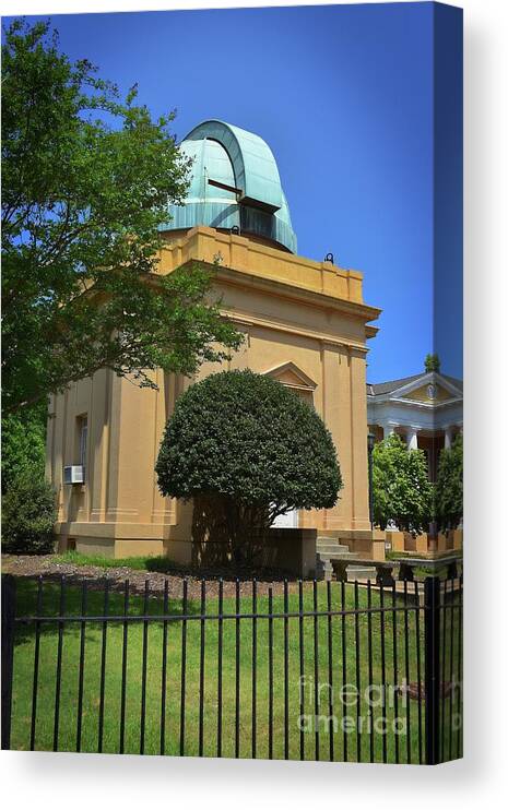 Scenic Tours Canvas Print featuring the photograph Observatory At The Univeristy Of Sc by Skip Willits