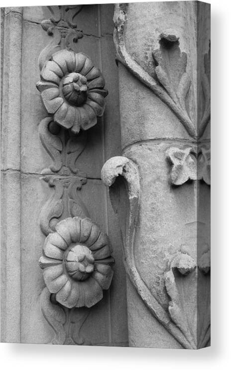 Julia Morgan Canvas Print featuring the photograph Ode to Julia Morgan - Architectural Detail II by Suzanne Gaff