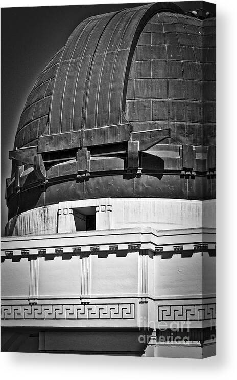 Griffith-park Canvas Print featuring the photograph Open For The Telescope by Kirt Tisdale