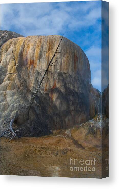 Orange Mound Canvas Print featuring the photograph Orange Mound by Katie LaSalle-Lowery