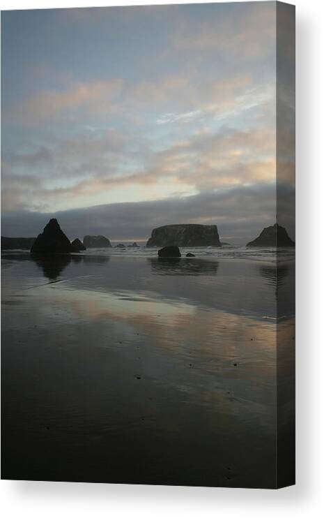 Pacific Dusk Canvas Print featuring the photograph Pacific Dusk by Dylan Punke
