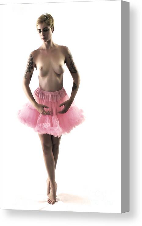 Artistic Photographs Canvas Print featuring the photograph Pink Ballet by Robert WK Clark