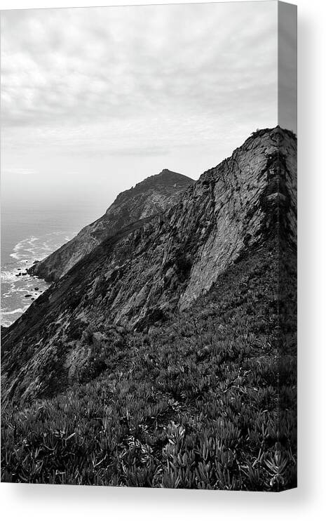 Point Canvas Print featuring the photograph Point Reyes II BW by David Gordon