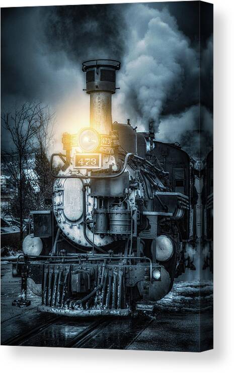 Trains Canvas Print featuring the photograph Polar Express by Darren White