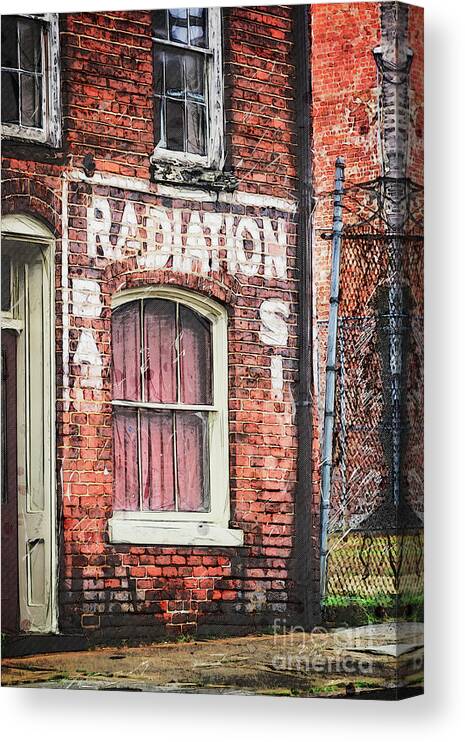 Virginia Canvas Print featuring the photograph Radiation by Lenore Locken