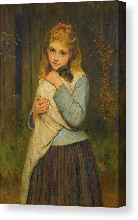 Charles Sillem Lidderdale (british Canvas Print featuring the painting Reception mom by MotionAge Designs
