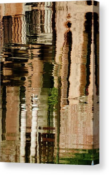 Venice Canvas Print featuring the photograph Reflections Venice Italy by Xavier Cardell