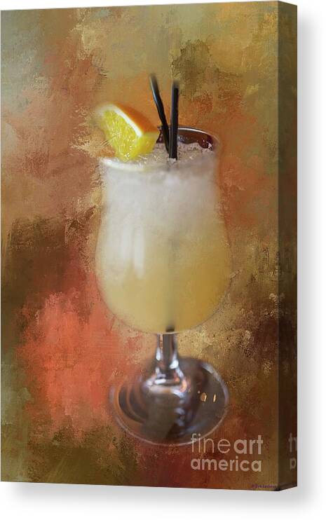 Cocktail Canvas Print featuring the photograph Refreshing by Eva Lechner