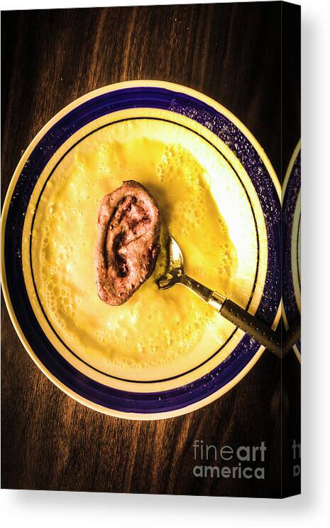 Braindead Canvas Print featuring the photograph Rich and creamy, just the way I like it by Jorgo Photography