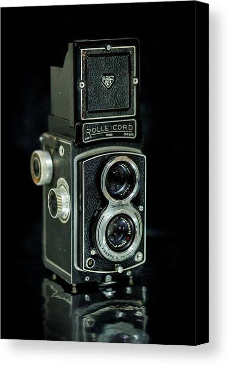 Rolleicord Canvas Print featuring the photograph Rollei Twin Lense by Keith Hawley