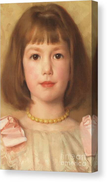 Rosalind Canvas Print featuring the painting Rosalind by Thomas Cooper Gotch