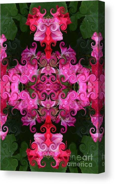 Rose Canvas Print featuring the photograph Rose Abstract by Beverly Shelby