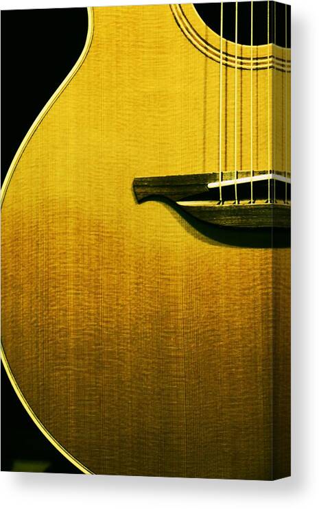 Guitar Canvas Print featuring the photograph Sad Song by The Art Of Marilyn Ridoutt-Greene