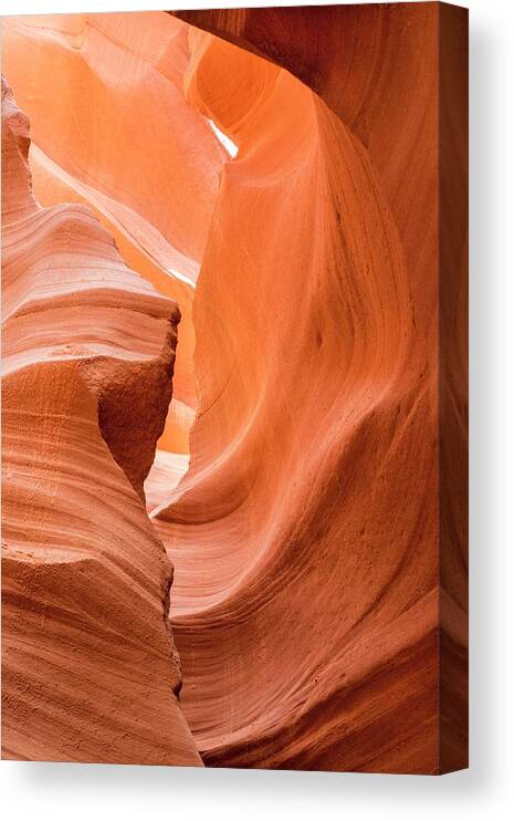 Antelope Canyon Canvas Print featuring the photograph Sandstone Swirls by Jeanne May
