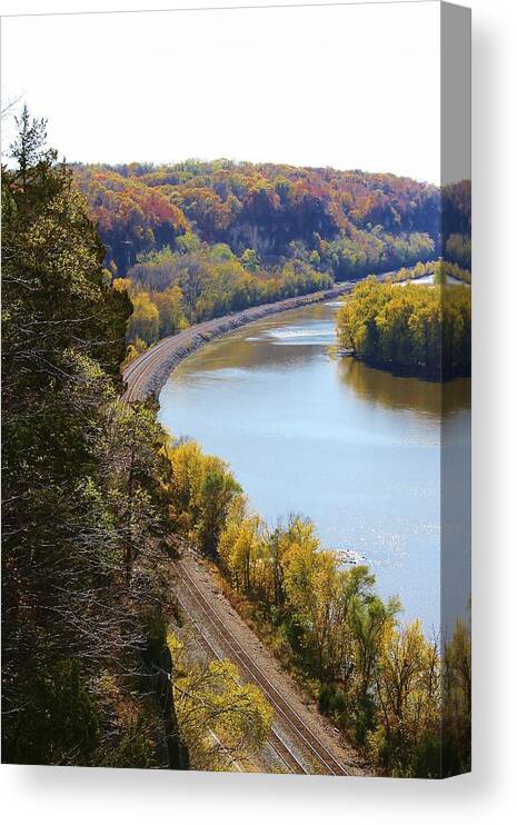 Palisade State Park Canvas Print featuring the photograph Scenic View by Bruce Bley