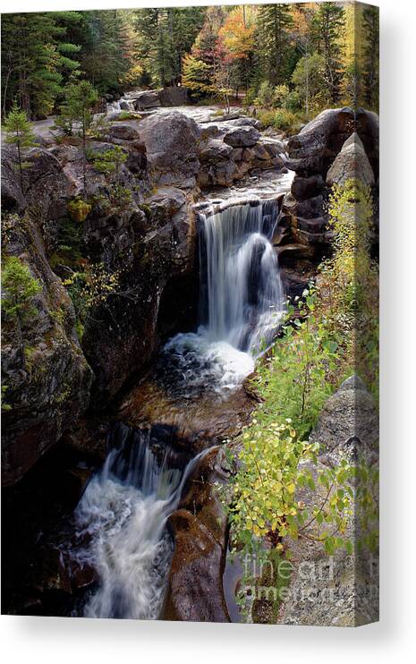 Waterfall Canvas Print featuring the photograph Screw Auger Falls by Kevin Shields