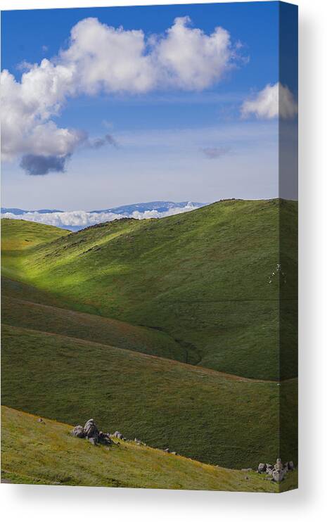 Hills Canvas Print featuring the photograph Serenity and Peace by Marta Cavazos-Hernandez
