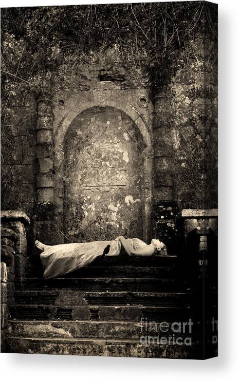 Castle Canvas Print featuring the photograph Sleeping beauty by Clayton Bastiani