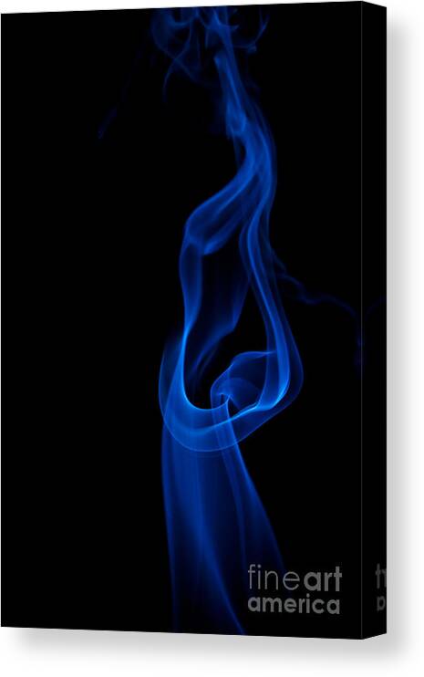 Abstract Canvas Print featuring the photograph smoke XII by Joerg Lingnau
