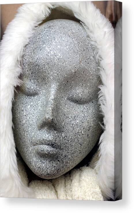 Jez C Self Canvas Print featuring the photograph Snow baby by Jez C Self