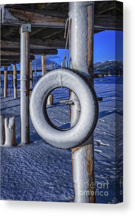 Snow Tires Canvas Print featuring the photograph Snow Tires by Mitch Shindelbower