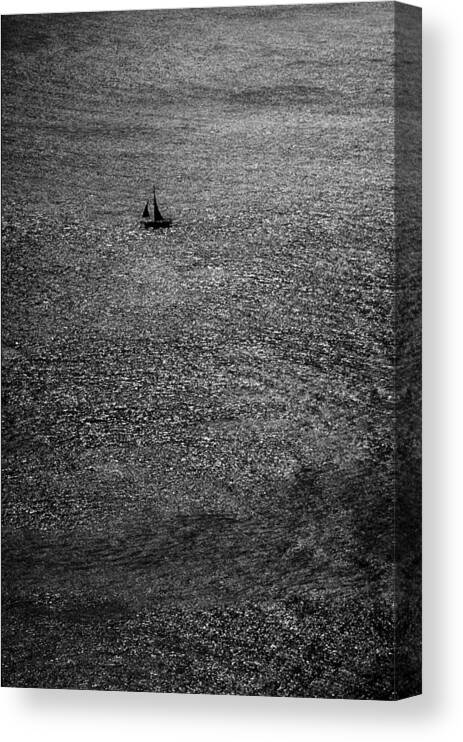 Sailing Canvas Print featuring the photograph Solitude by David Shuler