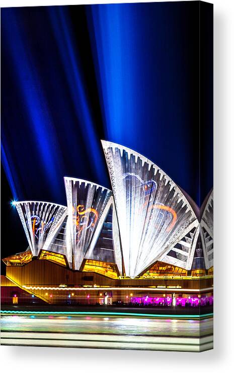 Sydney Canvas Print featuring the photograph Sparkling Blades by Az Jackson