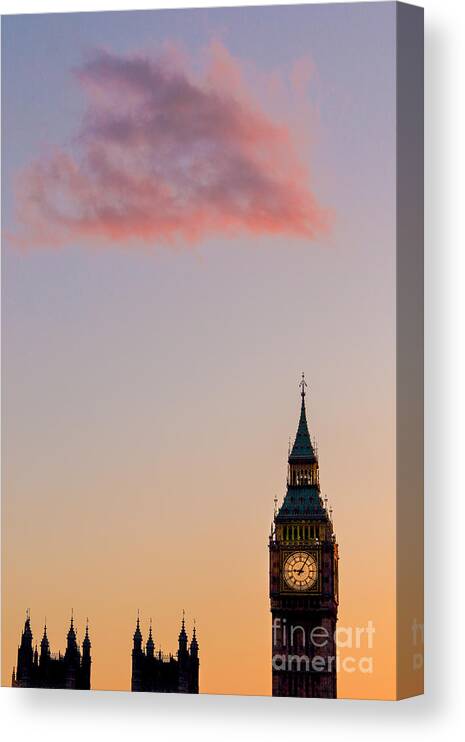 London Canvas Print featuring the photograph Spires by Howard Ferrier