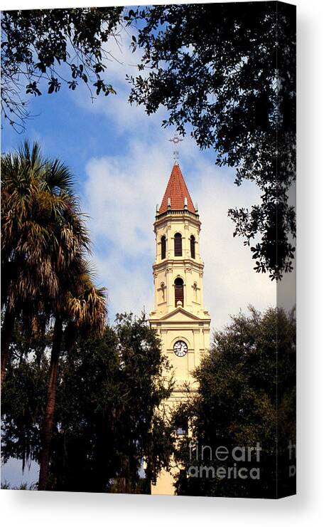 Cathedral Canvas Print featuring the photograph St Augustine Cathedral by Thomas R Fletcher