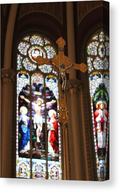 Cathedral Canvas Print featuring the photograph St John's Cathedral - I by Beth Vincent