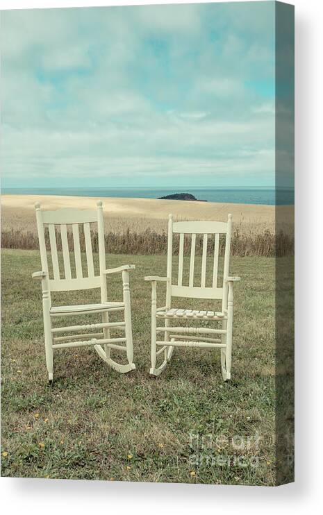 Rocking Canvas Print featuring the photograph Stay Awhile Prince Edward Island by Edward Fielding