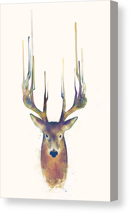 Nature Canvas Print featuring the painting Steadfast by Amy Hamilton