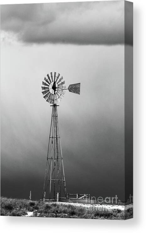 Windmill Canvas Print featuring the photograph Storm Trooper by Jim Garrison