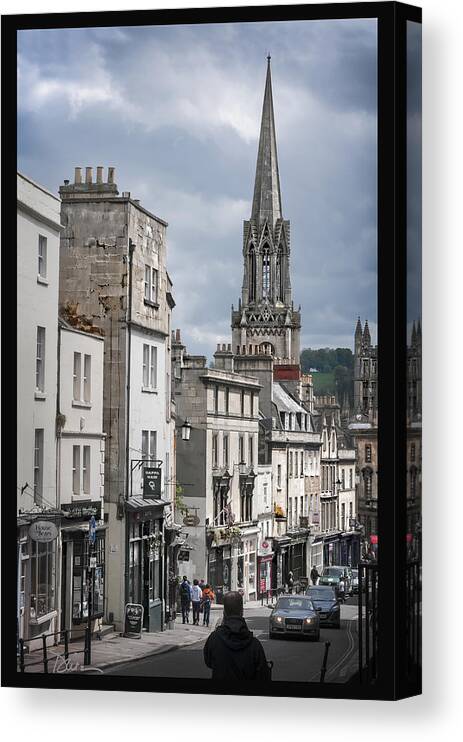 Redcliffe Canvas Print featuring the photograph Strolling Through Bath England by Peggy Dietz