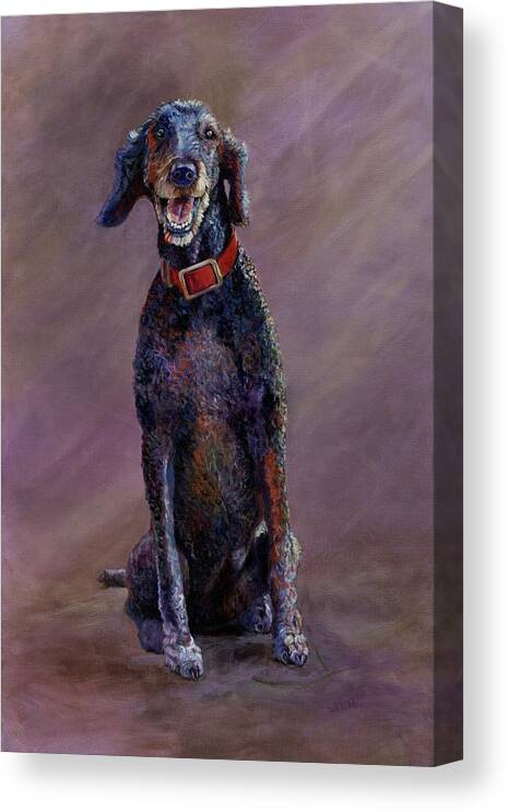 Pet Canvas Print featuring the painting Suki by Susan Hensel