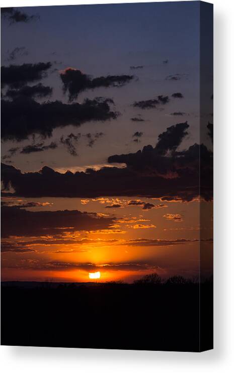 Sunset Canvas Print featuring the photograph Sunset by Holly Ross