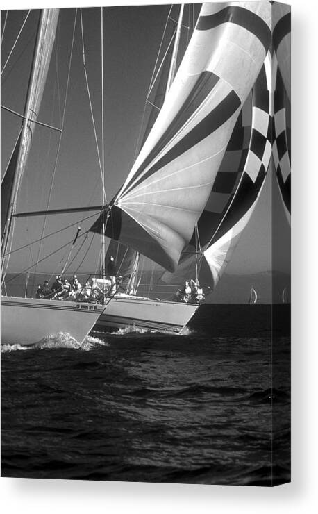 Sail Canvas Print featuring the photograph Surging Ahead by David Shuler