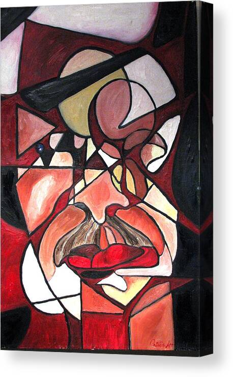 Abstract Canvas Print featuring the painting The Brain Surgeon by Patricia Arroyo