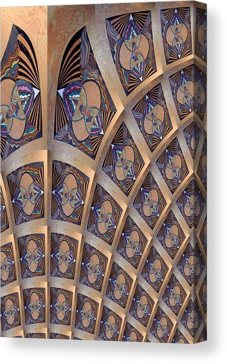 Arch Canvas Print featuring the photograph The Ceiling by Ricky Kendall