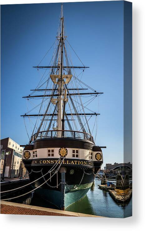 Baltimore Canvas Print featuring the photograph The Constellation by Framing Places