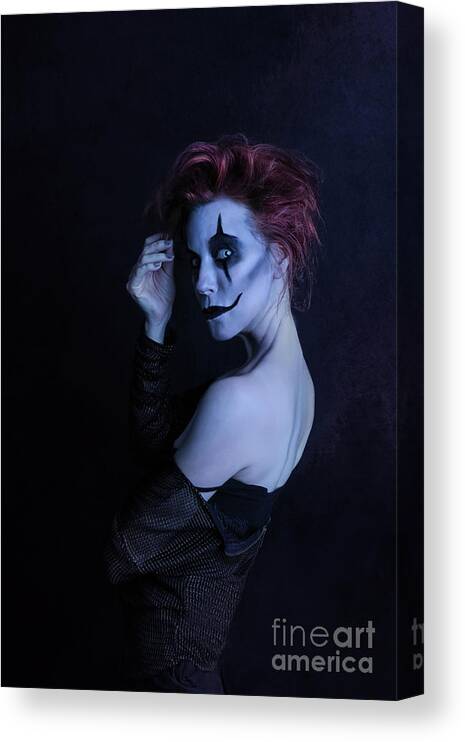 The Crow Canvas Print featuring the photograph The Crow Redux by Spokenin RED