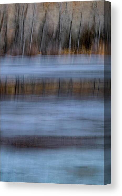 Winter Canvas Print featuring the photograph The Edge Of Winter by Deborah Hughes