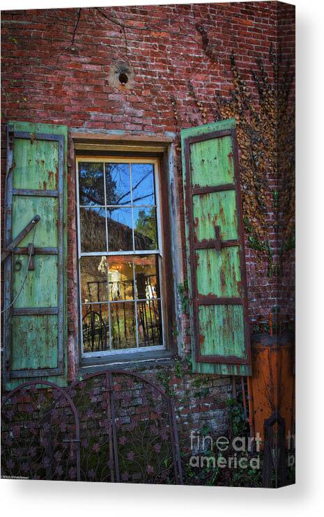 The Garden Window Canvas Print featuring the photograph The Garden Window by Mitch Shindelbower